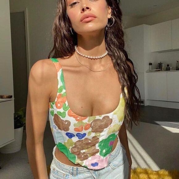 With Jéan Cindy Corset in Water Babies - Picture 8 of 10